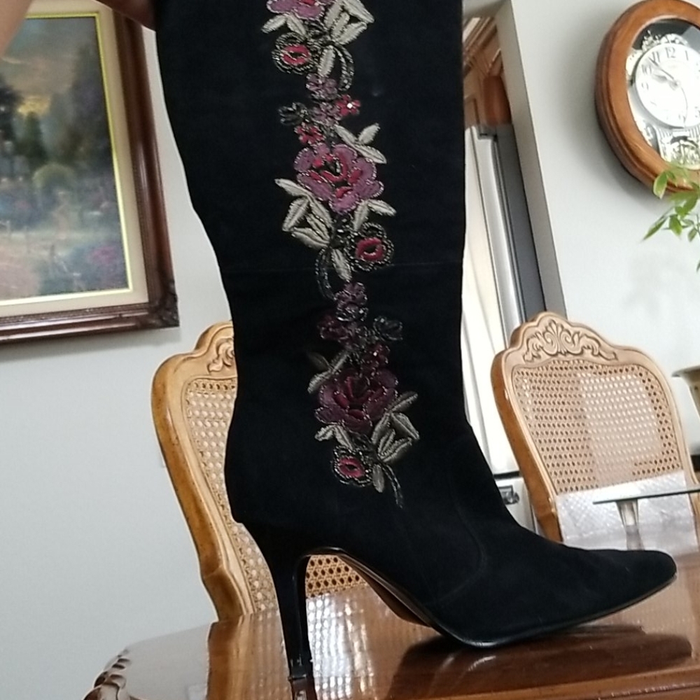 Carlos Santana Black Boots